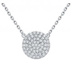 Colier elegant din argint 925 rodiat banut cu zirconii [1]